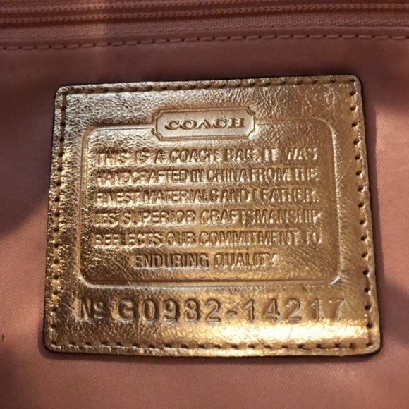 Coach Metallic Kristen Op Art Clutch- RARE! - Picture 6 of 15